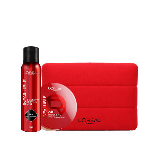 Infaillible: Setting Spray x Loose Powder