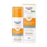 Face Sunscreen Oil Control Tinted Gel-Cream Dry Touch SPF 50+
