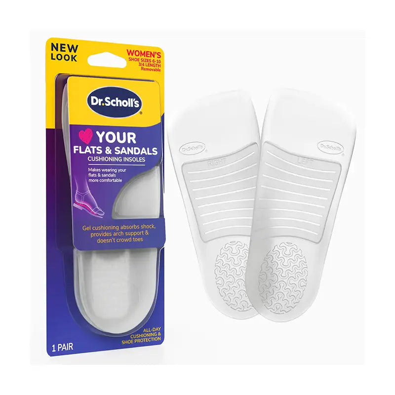 Love your FLATS & SANDALS  3/4 Length Insoles