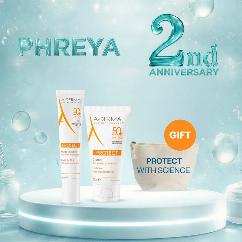 Protect Fluid Invisible X Cream SPF 50+ X FREE Pouch
