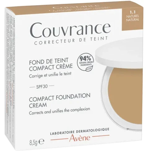 Couvrance Compact Foundation Cream SPF 30 Naturel