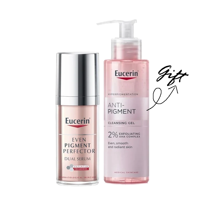 Even Pigment Perfector Dual Face Serum Cream X FREE Exfoliating Cleansing Gel