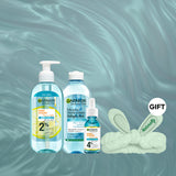 Fast Clear: Salicylic Acid Micellar Water X Serum X Gel was X GIFT Bunny Headband