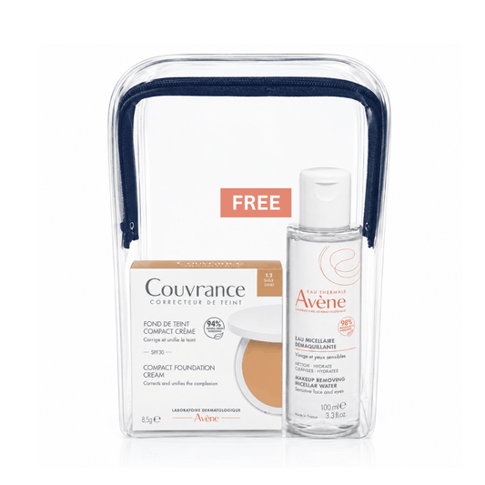 Couvrance Compact Foundation Cream Sand SPF30 X FREE Micellar Lotion 100 ml