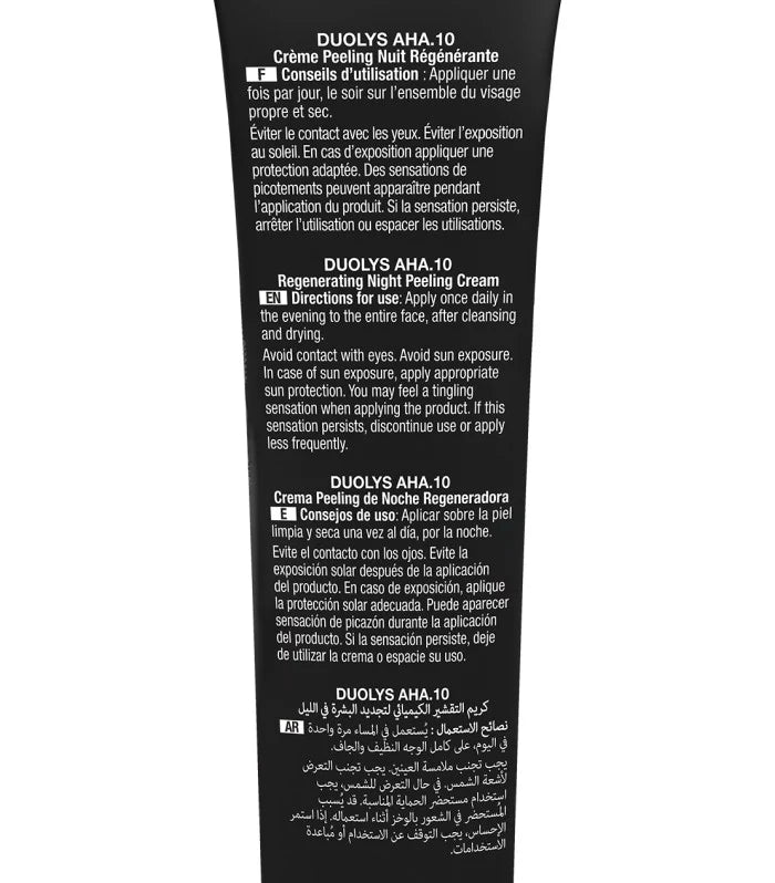 Duolys AHA.10 Regeneration Night Peeling Cream