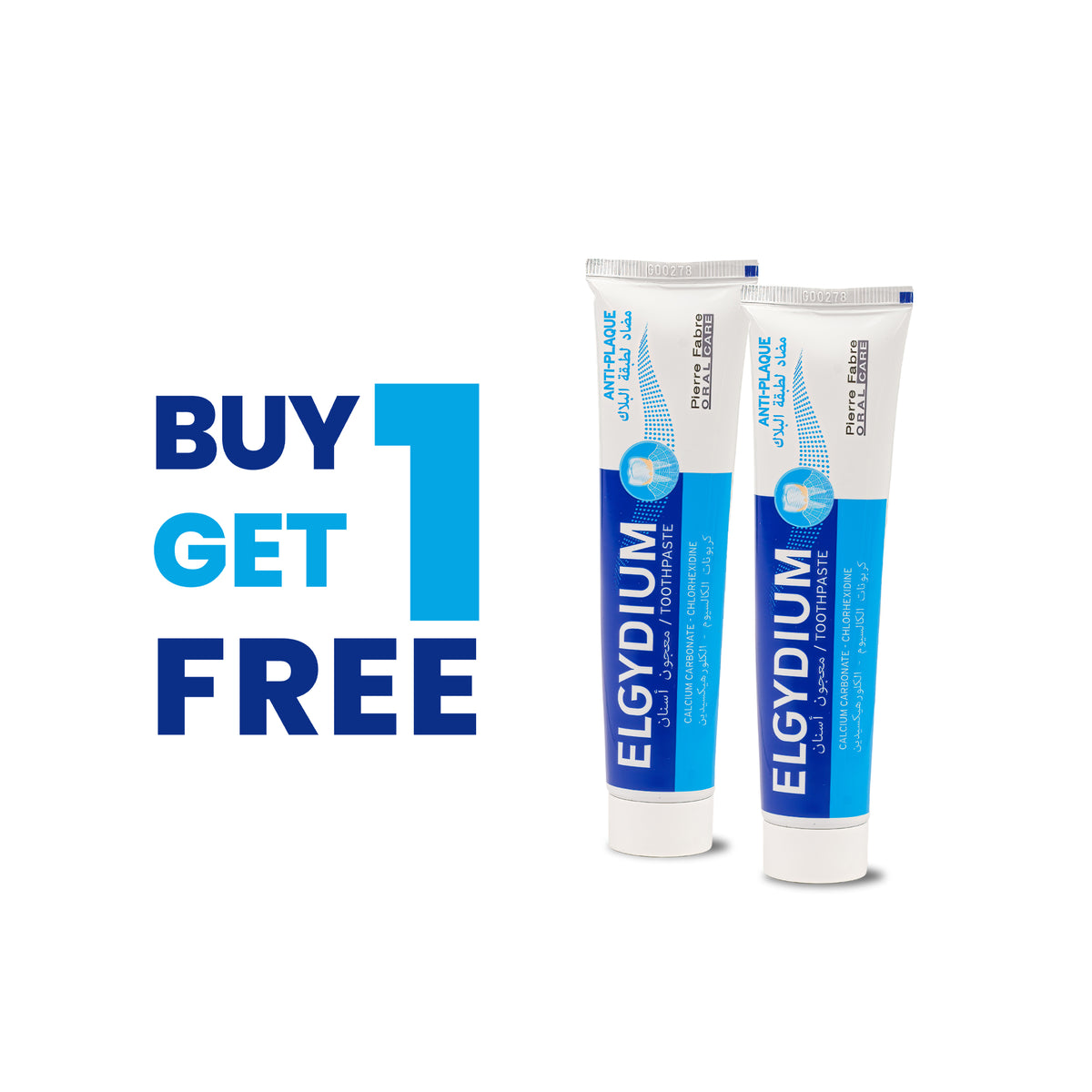 Buy 1X Antiplaque Toothpaste Get 1X Free