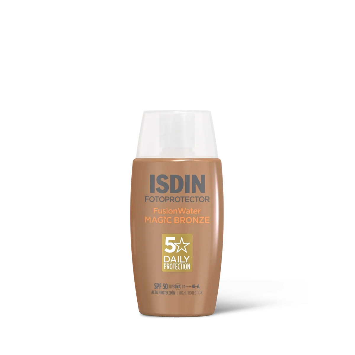 Fotoprotector Fusion Water Magic Bronze SPF50