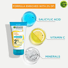 Fast Clear 2% Salicylic Acid & Vitamin C - 3 in 1 Anti-Acne Exfoliating Wash
