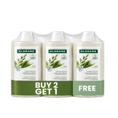 Buy 2 Klorane Extra Gentle Oat Shampoo 400 ml Get 1 FREE
