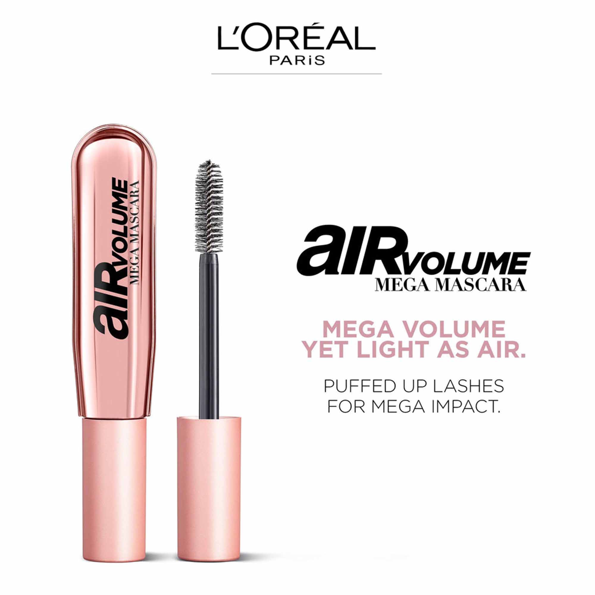 Mascara Air Volume Mega Lightweight Washable