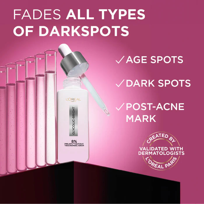 Glycolic Bright Serum with 8% [Melasyl ™ + Glycolic Acid + Niacinamide]